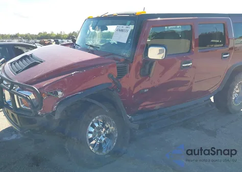 2003 Hummer H2 z USA, uszkodzony, nr VIN 5GRGN23U03H139480